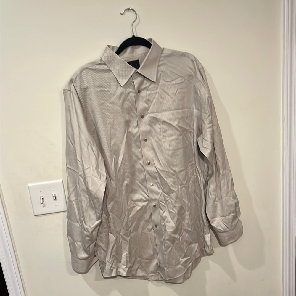 Joseph Men's Gray Striped Shirt